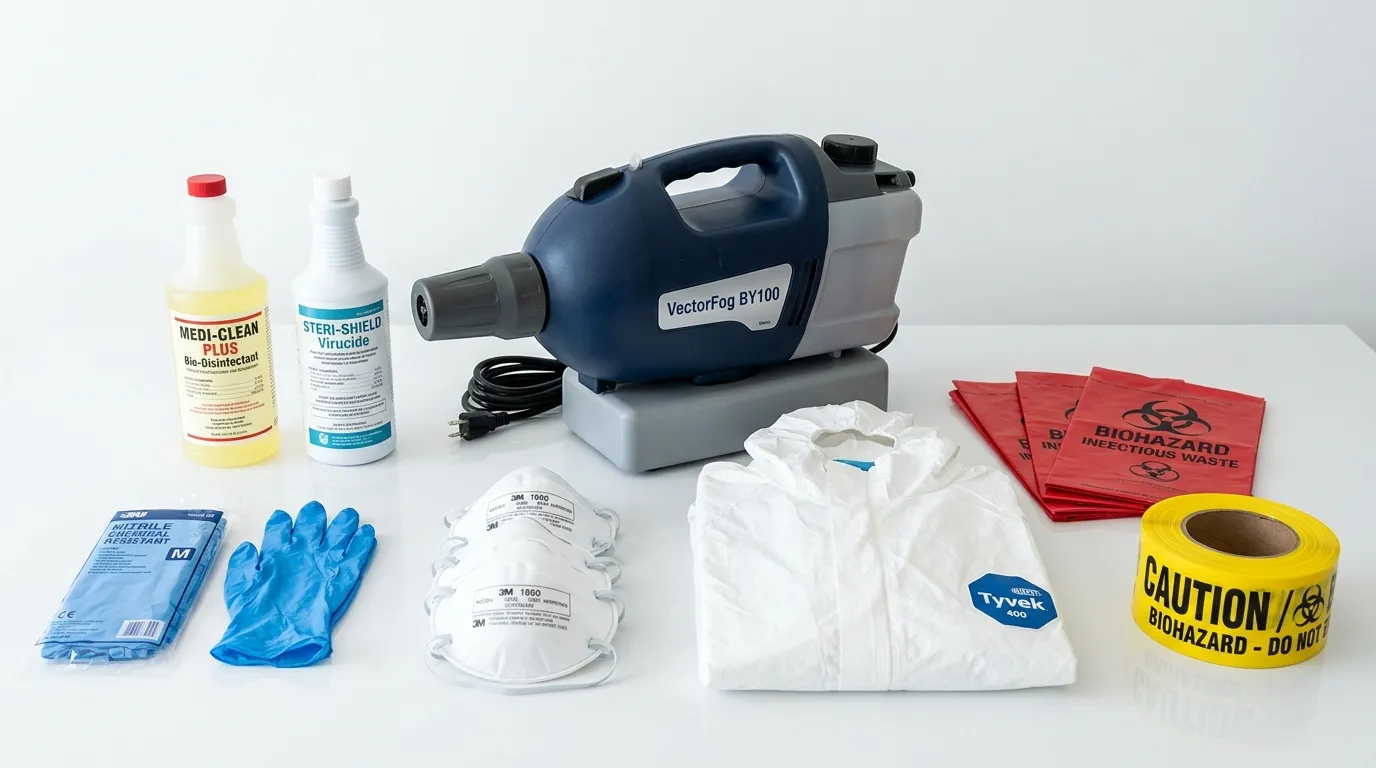 Professional biohazard remediation crew working in Bronxville